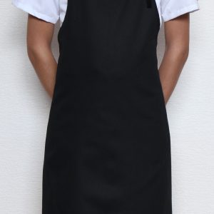 Kuchařská zástěra ke krku Profikuchař s přezkou 100% bavlna – černá