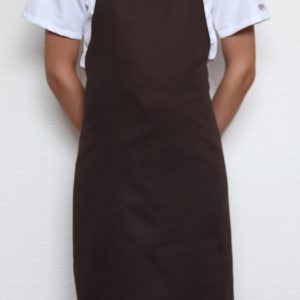 Kuchařská zástěra ke krku Profikuchař s přezkou 100% bavlna – hnědá