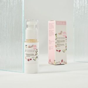 Denní pleťový malinový krém s kofeinem 40+ Kvitok 30ml