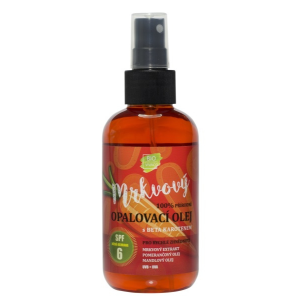 Mrkvový opalovací olej SPF6 s betakarotenem VIVACO 150 ml