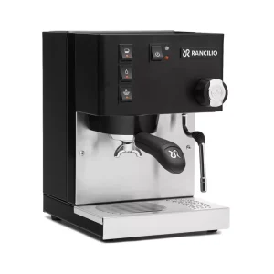 Rancilio Silvia E černý pákový kávovar