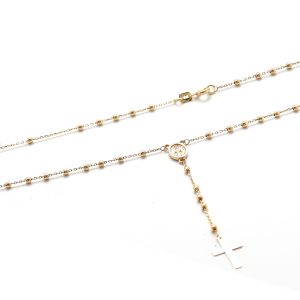 Řetízek – RŮŽENEC ze žlutého zlata