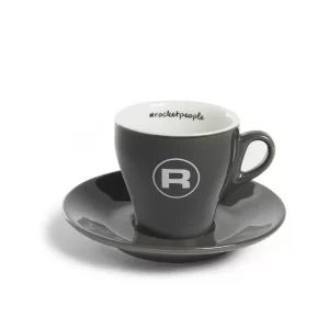 Rocket Espresso šálek s podšálkem rocketpeople 180 ml tmavě šedý
