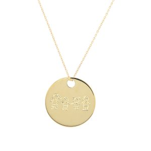 Zlatý řetízek RODINA v kruhu