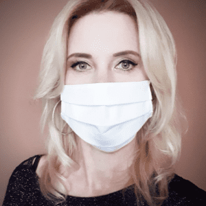 Rouška na obličej dvouvrstvé Profikuchař (bavlna + netkaná textilie)