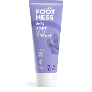 Jemný DEO krém na chodidla Footness 75 ml