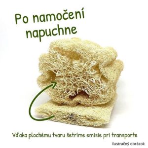 Lufa na šňůrce 10cm EatGreen 3ks