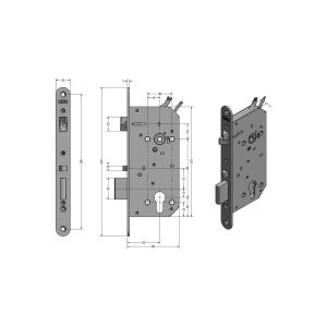 SAM EL MI 9050 – elektromechanický samozamykací zámek