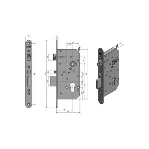 SAM EL P 7255 – elektromechanický samozamykací zámek