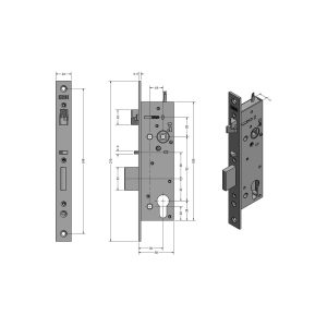 SAM EL P 9235 – elektromechanický samozamykací zámek