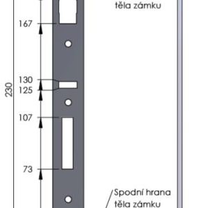 SAM LI 29 – čelo zámku SAM LI 29