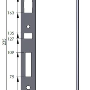 SAM LI 42 – čelo zámku SAM LI 42