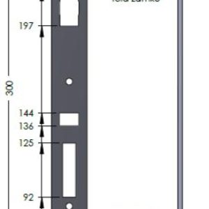 SAM LI 6 – čelo zámku SAM LI 6