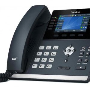 SIP-T46U – Yealink IP telefon, PoE, 4,3″ bar. LCD, 27 prog.tl., GigE, 2x USB