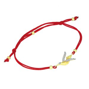 Ochranný náramek BIRD ze žlutého zlata