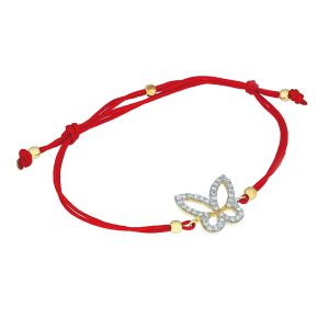 Ochranný náramek BUTTERFLY ze žlutého zlata