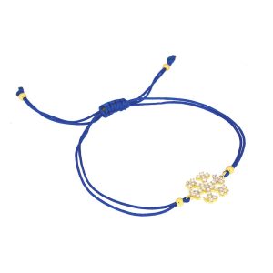 Ochranný náramek Zlatá zirkonová vločka