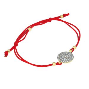 Ochranný náramek ZLATÝ ZIRKÓNOVÝ KRUH