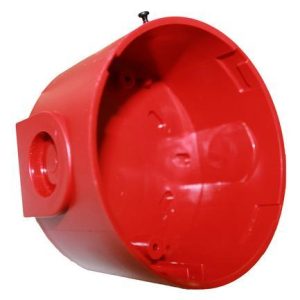 SOKL P IP65 červený – hlubový sokl pro SOLEX,ROLP červený povrchový