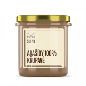 Šufan Arašídové máslo křupavé 100% 330 g
