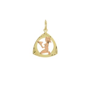 Přívěsek znamení panna z kombinovaného zlata