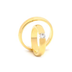 Svatební prstýnky Giacinto ze žlutého zlata