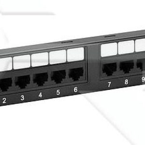 SX12-5E-UTP-BK – Solarix 12 x RJ45 CAT5E UTP
