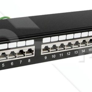 SX24-6-STP-BK – Solarix 24 x RJ45 CAT6 STP
