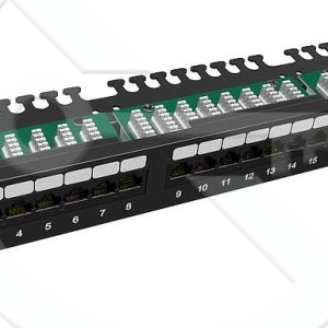 SX24L-5E-UTP-BK-N – Solarix 24 x RJ45 CAT5E UTP