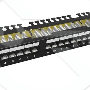 SX24L-6-UTP-BK-N – Solarix 24 x RJ45 CAT6 UTP