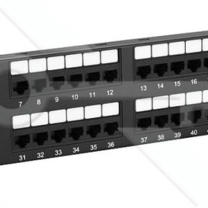 SX48-5E-UTP-BK – Solarix 48 x RJ45 CAT5E UTP