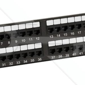 SX48-6-UTP-BK – Solarix 48 x RJ45 CAT6 UTP