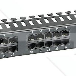 SX50-ISDN-BK – Solarix ISDN panel 50 x RJ45