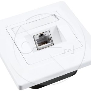 SX9-1-5E-STP-WH – Solarix zásuvka CAT5E STP 1 x RJ45