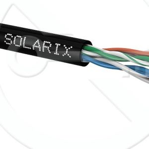 SXKD-5E-UTP-PE – Solarix venkovní, 100m/box, Fca