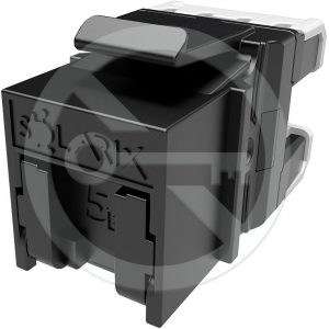 SXKJ-5E-UTP-BK-NA – Solarix keystone CAT5E rychlozařezávací