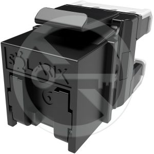 SXKJ-6-UTP-BK-NA – Solarix keystone CAT6 rychlozařezávací