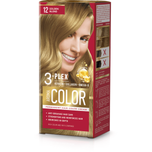 Barva na vlasy – zlatá blond č.12 Aroma Color