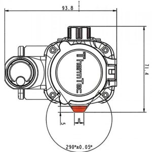 ThermVisia Ocelový adaptér na Blaser pro ThermTec Vidar Verze: Stará