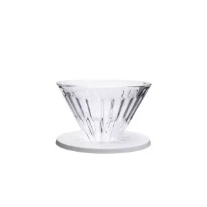 Timemore Crystal Eye skleněný dripper 01 bílý