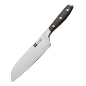 Tsuki nůž z damaškové oceli 18 cm – Santoku