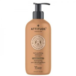 Přírodní šampon pro zklidnění svědění pro domácí mazlíčky Attitude 473 ml