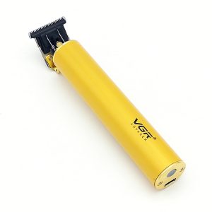 Akumulátorový kovový přesný zastřihovač a trimmer vlasů s výměnnými hlavami