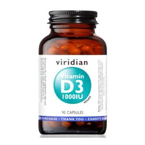 Vitamín D3 1000 IU Viridian 90 kapslí