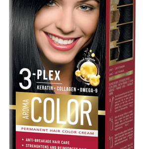 Barva na vlasy – černá č. 01 Aroma Color