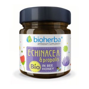 Včelí med – echinacea + propolis Bioherba 280g