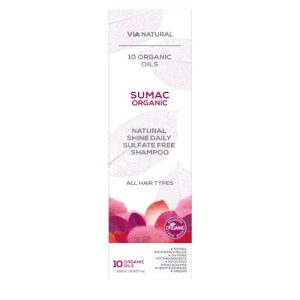 Šampon na vlasy bez lesku s bio sumachem Via natural 250ml