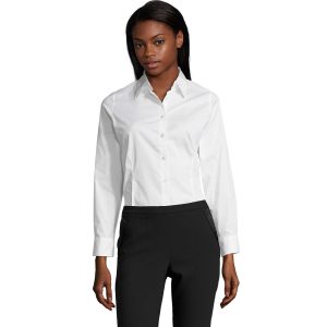 Dámská číšnická halenka SOL´S dlouhý rukáv – bílá L