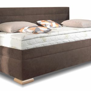 Postel boxspring VENETO s bočním čelem a úložným prostorem