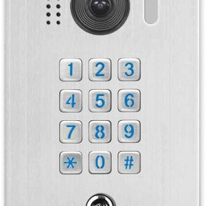 VFC-1-KL-MECH-ZAP – venkovní zápustná jednotka s fisheye kamerou a mech. klávesnicí